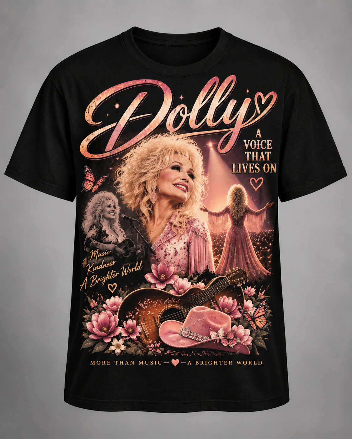 A Voice That Lives On β Dolly Tribute Country Music Tee