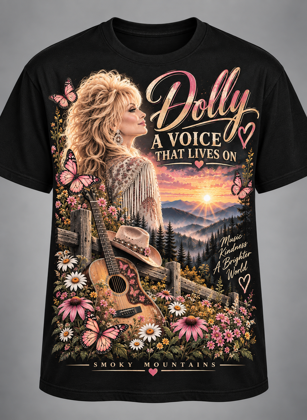 Forever in Our Hearts β A Voice That Lives On Country Tribute Tee