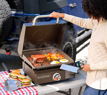 17" Tabletop Griddle with Hood